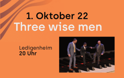 Die Jazzinitiative präsentiert: Three wise men
